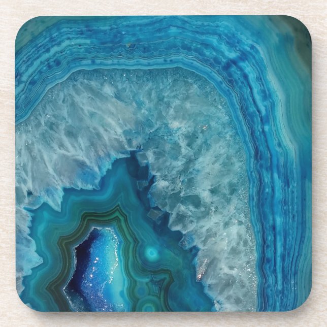 Posavasos Agato azul (Frente)