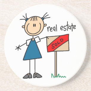 Posavasos Agente de bienes raíces
