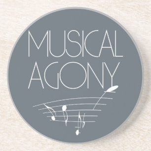Posavasos Agonía musical