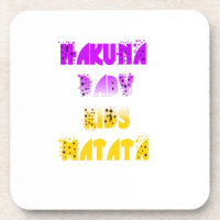 Agradable Hakuna Matata Púrpura y Amarillo Niños G