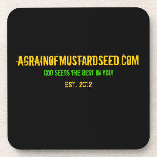 Posavasos Agrainofmustardseed.com EST 2012