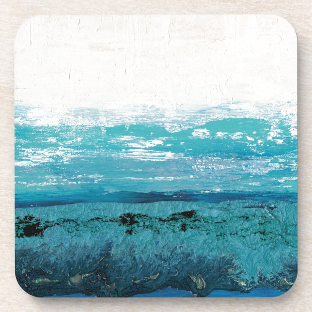 Posavasos Agua azul de zafiro (Frente)