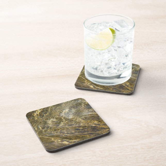 Posavasos Agua de la fuente dorada (Lado Derecho)