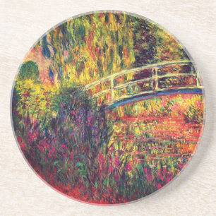 Posavasos Agua de Monet Lily Pond e Irlandeses de Agua
