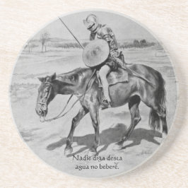 Posavasos Agua del desta del diga de Nadie ningún beberé -