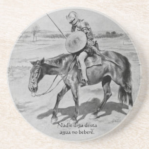 Posavasos Agua del desta del diga de Nadie ningún beberé -