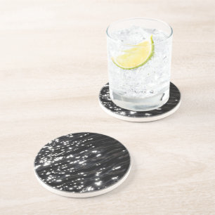 Posavasos Agua espumosa negra