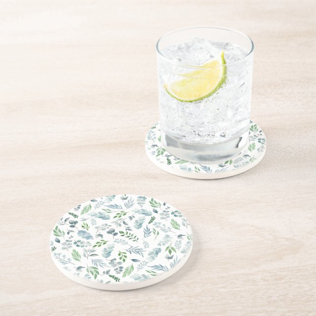 Posavasos Agua moderna Vegetación Botánica Eucalyptus (Lado)