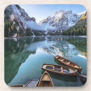 Posavasos Agua Pragser Wildsee Dolomitas Italia