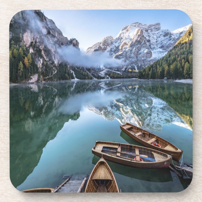 Posavasos Agua | Pragser Wildsee Dolomitas Italia (Frente)