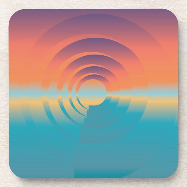 Posavasos agua y horizonte (Frente)