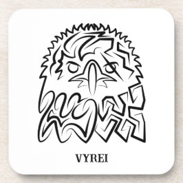 Posavasos Águila Tribal Negra y Blanca