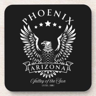 Posavasos Águila Vintage del Valle del Sol de Phoenix Arizon