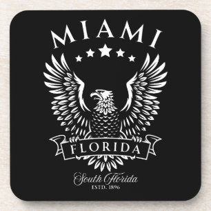 Posavasos Águila Vintage Miami Sur de Florida