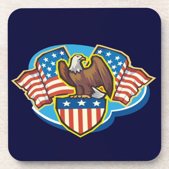 Posavasos Aguilas de Estados Unidos (Frente)