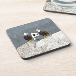 Posavasos Aguilas divertidas y gaviota