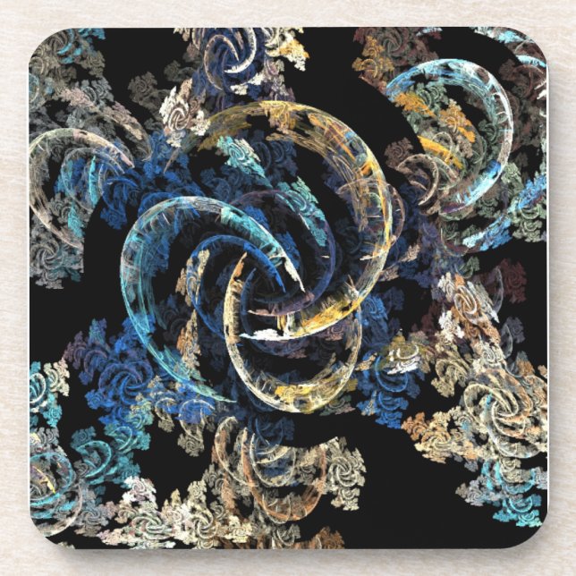 Posavasos Agujero de gusano en el espacio (Frente)