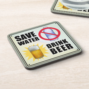 Posavasos Ahorra Agua - Bebe Cerveza