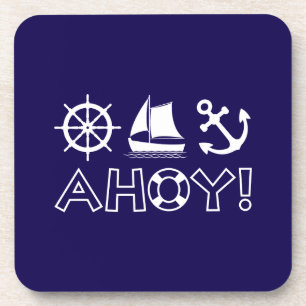 Posavasos ¡Ahoy! Blanca