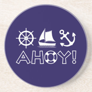Posavasos ¡Ahoy! Blanca