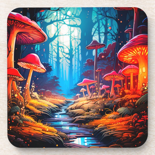 Posavasos Ai Mushroom Land (Frente)