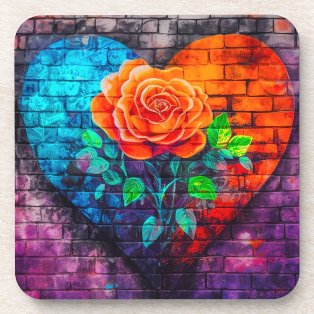 Posavasos Ai Rosa Art (Frente)