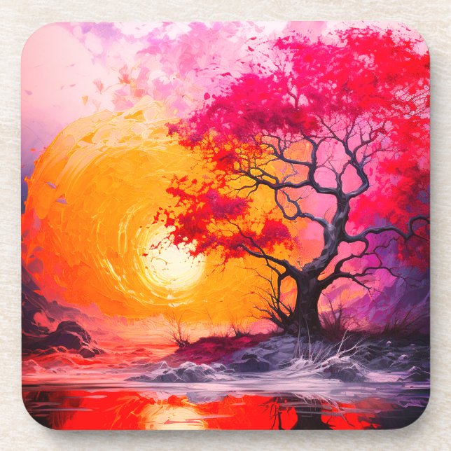 Posavasos Ai Sunset (Frente)
