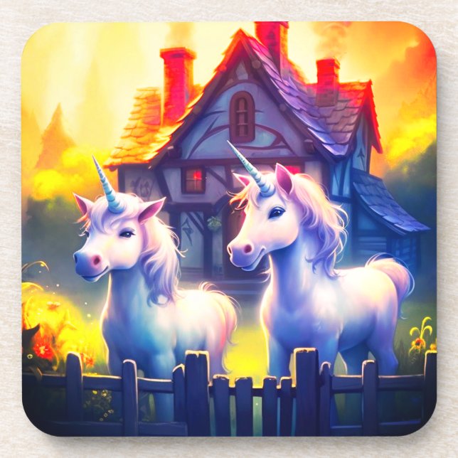 Posavasos Ai Unicornios (Frente)