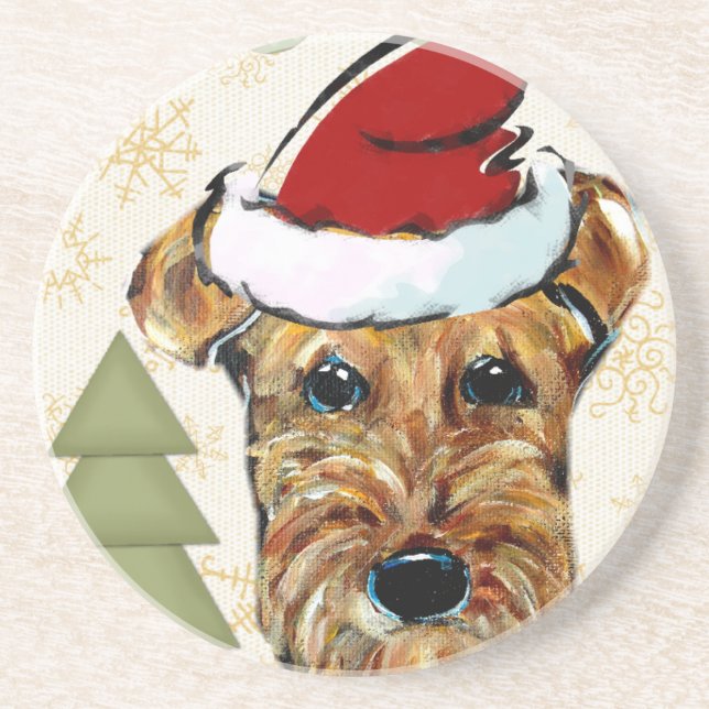 POSAVASOS AIREDALE TERRIER (Frente)