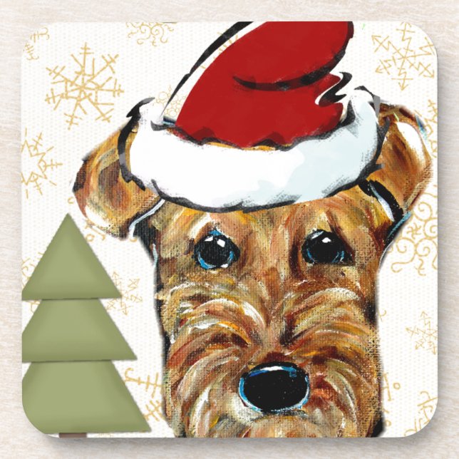 POSAVASOS AIREDALE TERRIER (Frente)