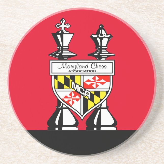 POSAVASOS AJEDREZ DE MARYLAND (Frente)