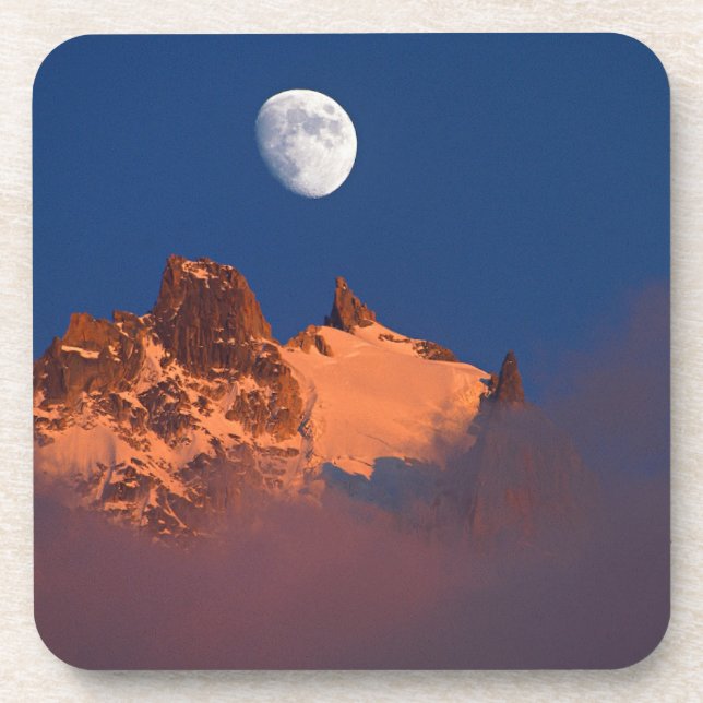 Posavasos Al amanecer | Aiguille du Plan Chamonix, Francia (Frente)