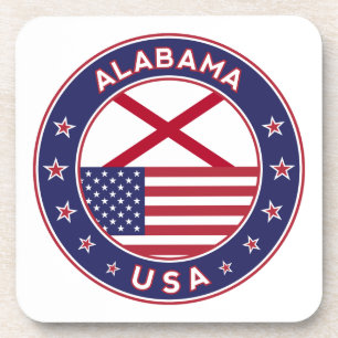 Posavasos Alabama, camiseta de Alabama, pegatina de Alabama,