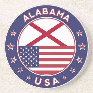 Posavasos Alabama, Estados Unidos, camiseta de Alabama, Alab