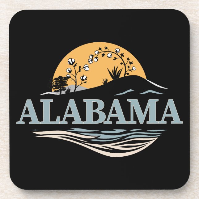 Posavasos Alabama Estados Unidos de América (Frente)