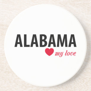 Posavasos Alabama mi amor