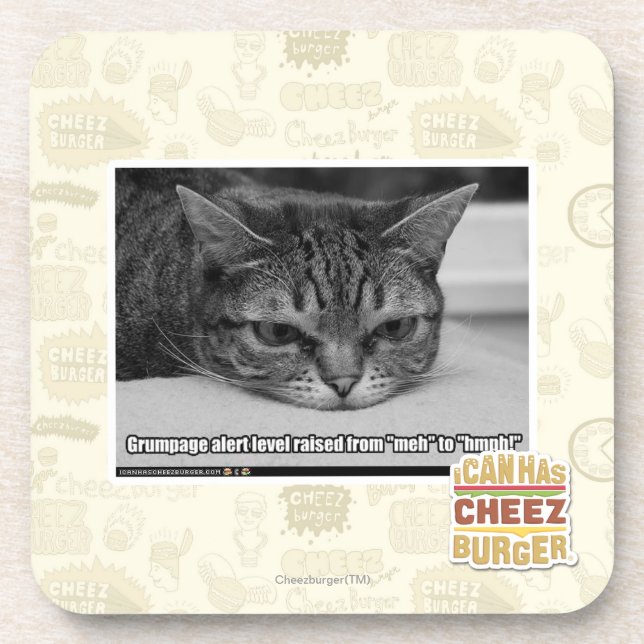 Posavasos Alarma de Grumpage (Frente)