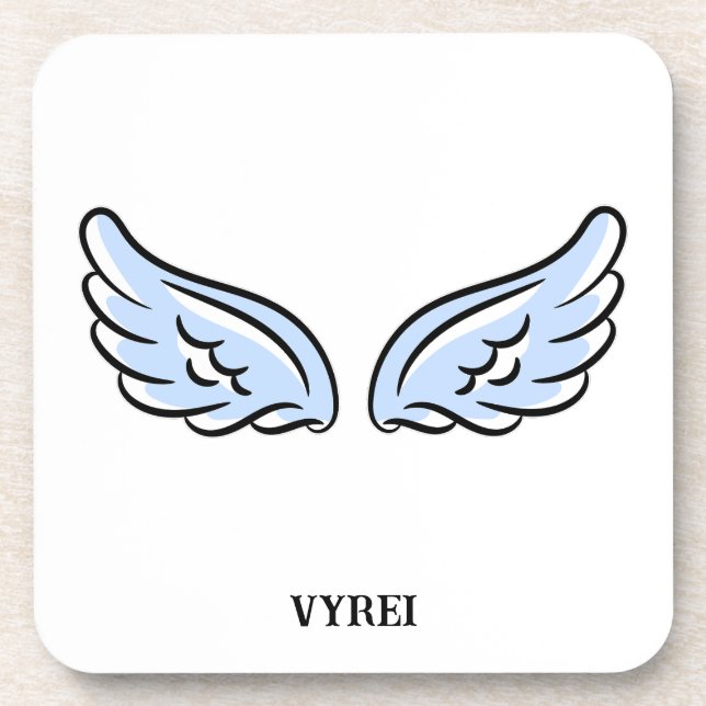 Posavasos Alas de Cute Little Angel (Frente)