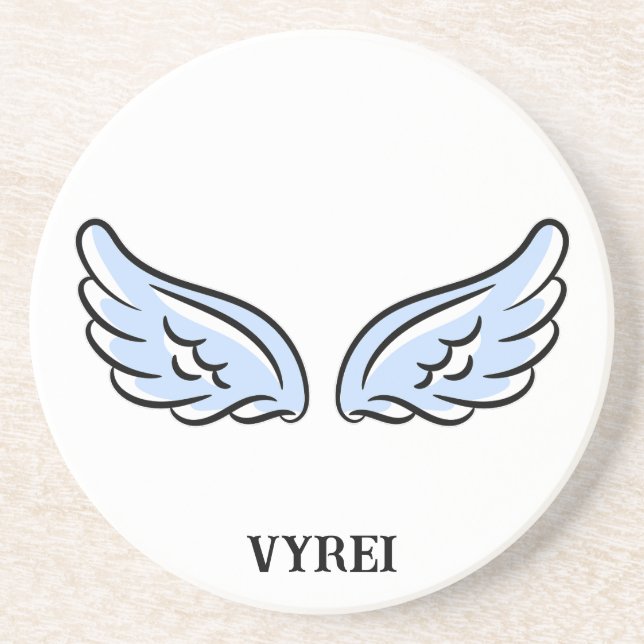 Posavasos Alas de Cute Little Angel (Frente)