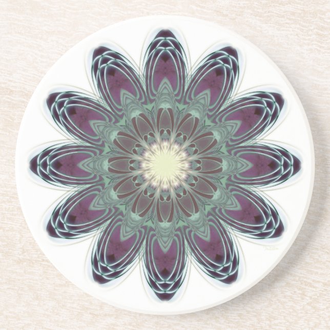 Posavasos Alas de la libélula Mandala (Frente)
