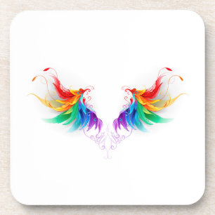 Posavasos Alas del arco iris fluidas