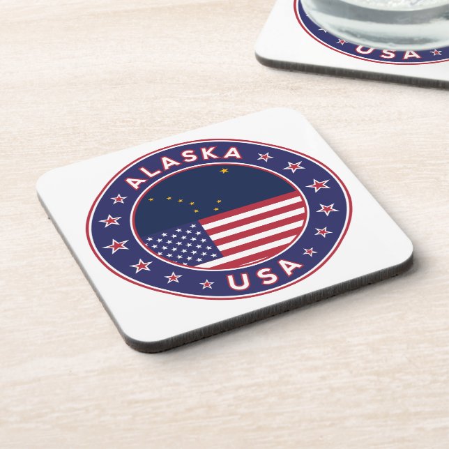 Posavasos Alaska, Estados Unidos (Lado Izquierdo)