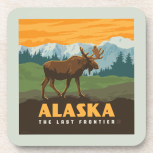 Posavasos Alaska   Frontier Moose
