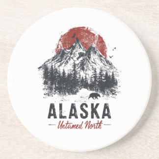 Posavasos Alaska Untamed North Mountain Wilderness Outdoor