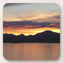 Posavasos Alaskan Sunset I Beautiful Alaska Photography