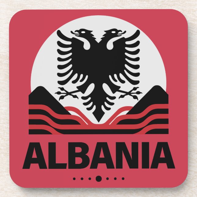 Posavasos Albania Unión Europea (Frente)