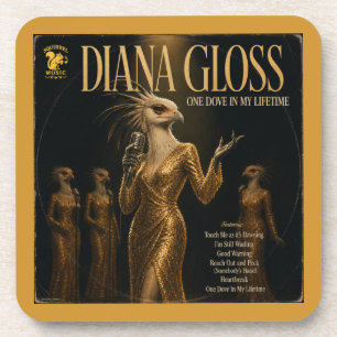 Posavasos Álbum de Diana Gloss: una parodia