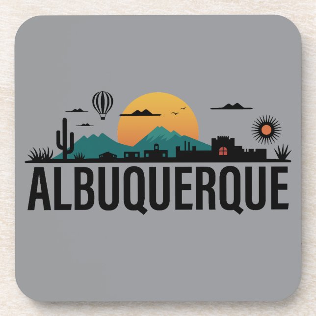 Posavasos Albuquerque Nuevo México (Frente)