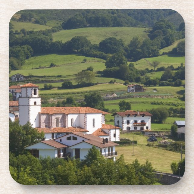 Posavasos Aldea de Amaiur en el Valle de Baztán de (Frente)