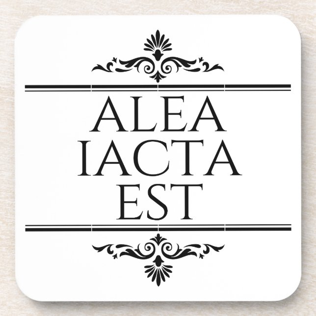 Posavasos Alea Iacta Est (Frente)